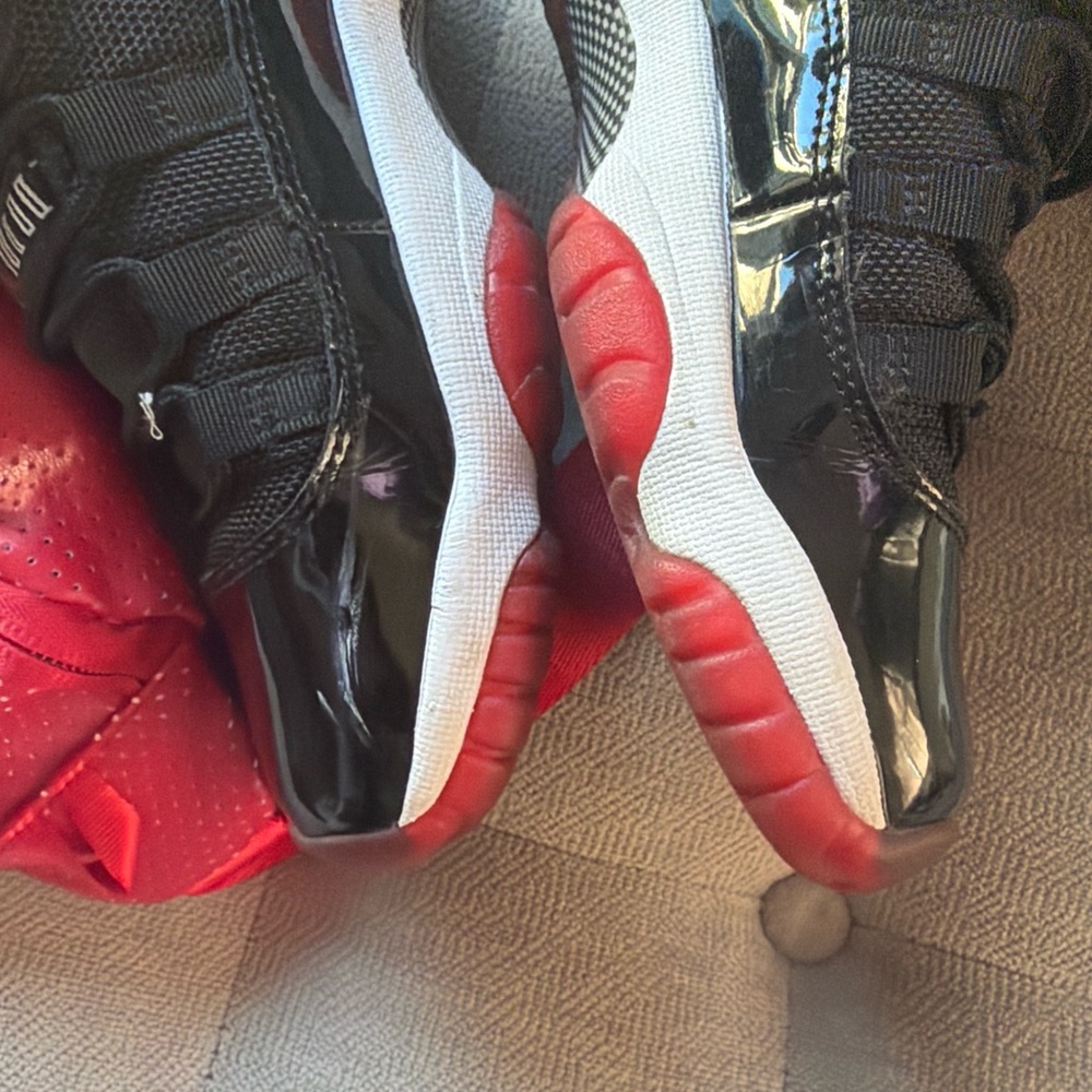 Jordan Kids Sneakers Black and Red